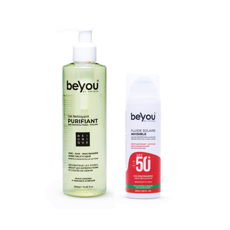 DUO PURIFIANT & PROTECTEUR – PEAUX MIXTES À GRASSES