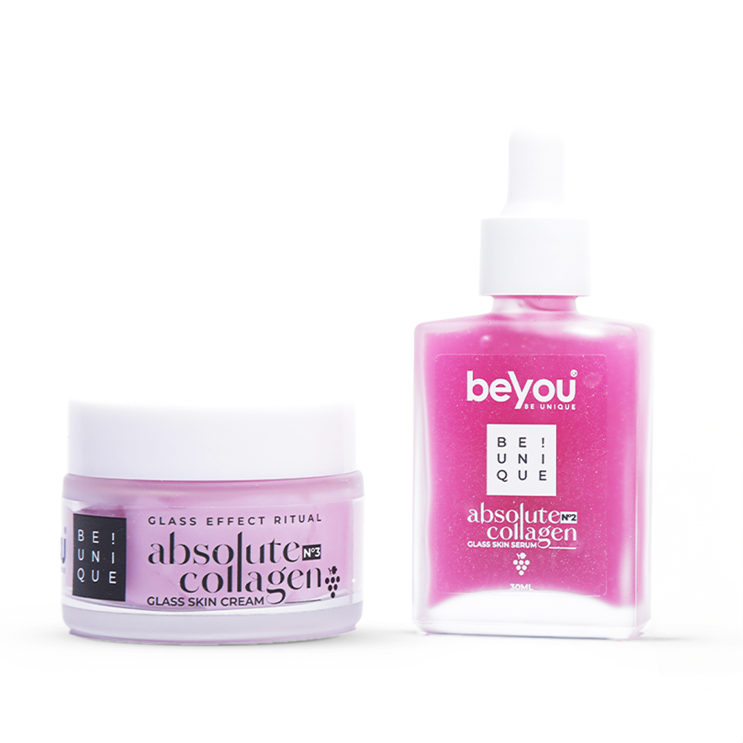 DUO 60% COLLAGÈNE - PEAU MIRROIR (SÉRUM + CRÈME)