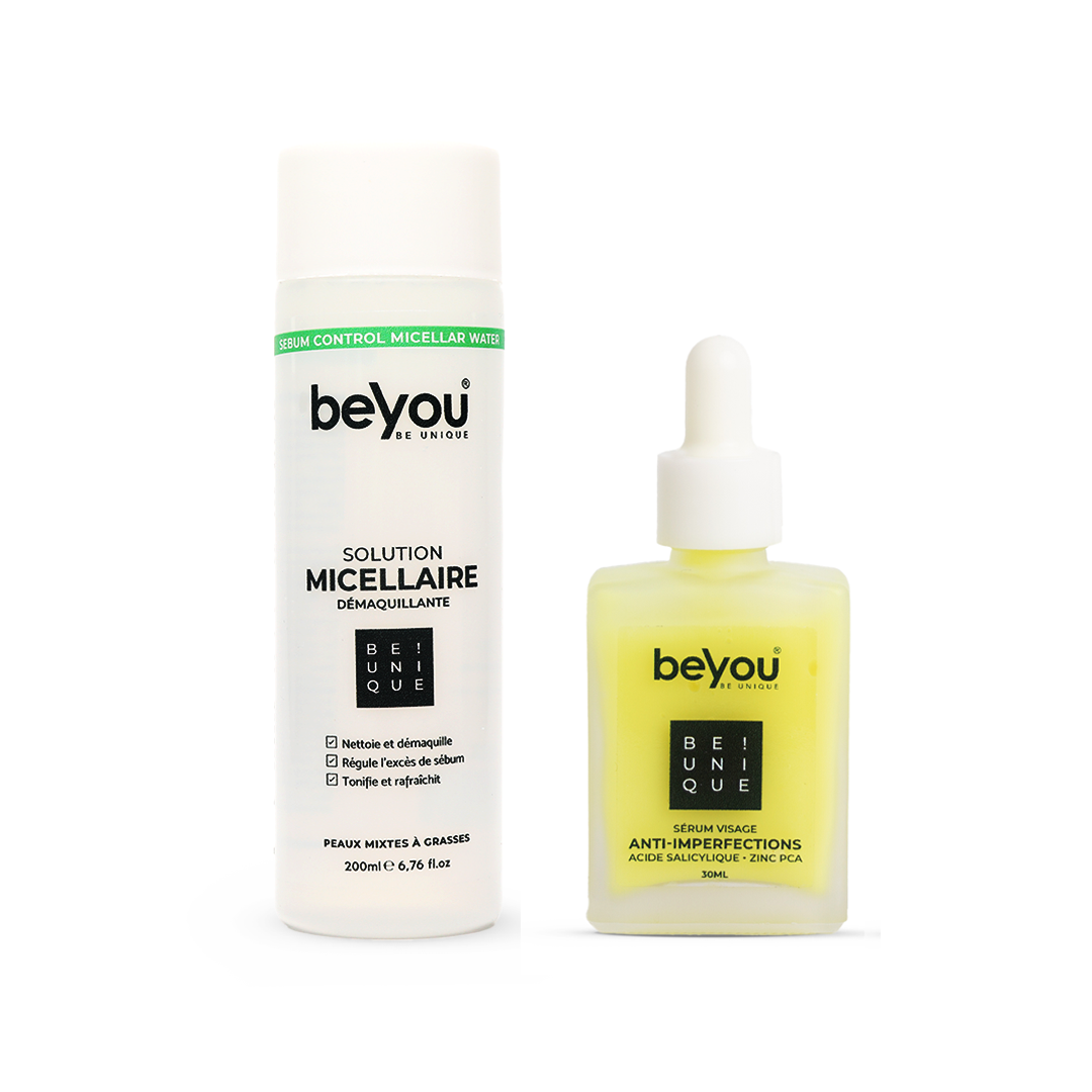DUO STOP SÉBUM - EAU MICELLAIRE & SERUM ANTI IMPERFECTIONS